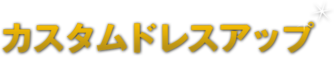 カスタムドレスアップ